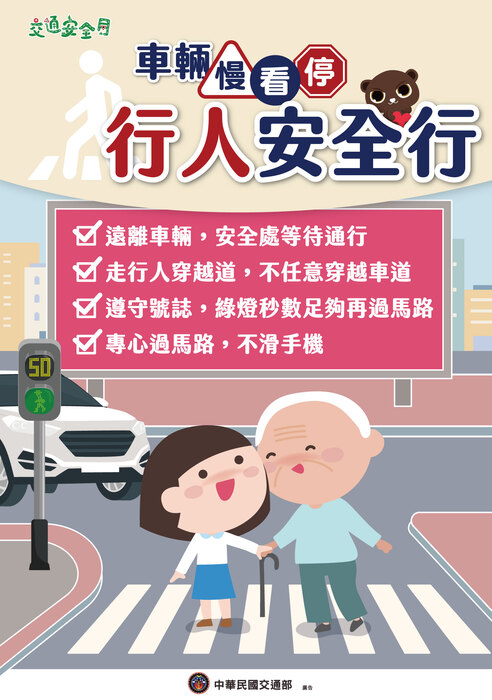 行人如何避開交通行車危險圖片