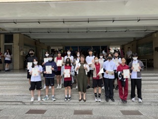 114學年度高一英檢模擬測驗優勝名單圖片